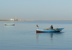 Fishing on Lake Qârûn, Egypt